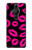 S2933 Pink Lips Kisses on Black Hülle Schutzhülle Taschen für Sony Xperia Pro-I