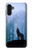 S0935 Wolf Howling in Forest Hülle Schutzhülle Taschen für Samsung Galaxy A13 4G