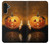 S1083 Pumpkin Spider Candles Halloween Hülle Schutzhülle Taschen für Samsung Galaxy A13 4G