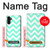 S1723 Mint Chevron Zigzag Hülle Schutzhülle Taschen für Samsung Galaxy A13 4G