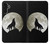 S1981 Wolf Howling at The Moon Hülle Schutzhülle Taschen für Samsung Galaxy A13 4G