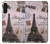 S2211 Paris Postcard Eiffel Tower Hülle Schutzhülle Taschen für Samsung Galaxy A13 4G