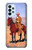 S0772 Cowboy Western Hülle Schutzhülle Taschen für Samsung Galaxy A23