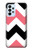 S1849 Pink Black Chevron Zigzag Hülle Schutzhülle Taschen für Samsung Galaxy A23