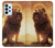 S1957 Lion Aslan Hülle Schutzhülle Taschen für Samsung Galaxy A23