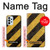 S2231 Yellow and Black Line Hazard Striped Hülle Schutzhülle Taschen für Samsung Galaxy A23
