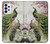 S2773 Peacock Chinese Brush Painting Hülle Schutzhülle Taschen für Samsung Galaxy A23