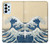 S2790 Hokusai Under The Wave off Kanagawa Hülle Schutzhülle Taschen für Samsung Galaxy A23