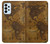 S2861 Antique World Map Hülle Schutzhülle Taschen für Samsung Galaxy A23