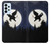 S3323 Flying Elephant Full Moon Night Hülle Schutzhülle Taschen für Samsung Galaxy A23