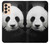 S1072 Panda Bear Hülle Schutzhülle Taschen für Samsung Galaxy A33 5G