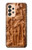 S1307 Fish Wood Carving Graphic Printed Hülle Schutzhülle Taschen für Samsung Galaxy A33 5G