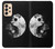 S1372 Moon Yin-Yang Hülle Schutzhülle Taschen für Samsung Galaxy A33 5G