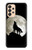 S1981 Wolf Howling at The Moon Hülle Schutzhülle Taschen für Samsung Galaxy A33 5G