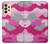 S2525 Pink Camo Camouflage Hülle Schutzhülle Taschen für Samsung Galaxy A33 5G