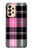 S3091 Pink Plaid Pattern Hülle Schutzhülle Taschen für Samsung Galaxy A33 5G
