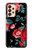 S3112 Rose Floral Pattern Black Hülle Schutzhülle Taschen für Samsung Galaxy A33 5G S3112 Rose Floral Pattern Black Hülle Schutzhülle Taschen für Samsung Galaxy A33 5G