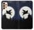 S3289 Flying Pig Full Moon Night Hülle Schutzhülle Taschen für Samsung Galaxy A33 5G