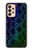 S3366 Rainbow Python Skin Graphic Print Hülle Schutzhülle Taschen für Samsung Galaxy A33 5G