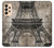 S3416 Eiffel Tower Blueprint Hülle Schutzhülle Taschen für Samsung Galaxy A33 5G