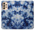 S3439 Fabric Indigo Tie Dye Hülle Schutzhülle Taschen für Samsung Galaxy A33 5G