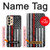 S3687 Firefighter Thin Red Line American Flag Hülle Schutzhülle Taschen für Samsung Galaxy A33 5G