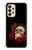 S3753 Dark Gothic Goth Skull Roses Hülle Schutzhülle Taschen für Samsung Galaxy A33 5G