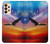 S3841 Bald Eagle Flying Colorful Sky Hülle Schutzhülle Taschen für Samsung Galaxy A33 5G