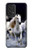 S0246 White Horse Hülle Schutzhülle Taschen für Samsung Galaxy A53 5G
