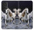 S0246 White Horse Hülle Schutzhülle Taschen für Samsung Galaxy A53 5G