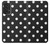 S2299 Black Polka Dots Hülle Schutzhülle Taschen für Samsung Galaxy A53 5G