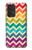 S2362 Rainbow Colorful Shavron Zig Zag Pattern Hülle Schutzhülle Taschen für Samsung Galaxy A53 5G
