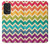 S2362 Rainbow Colorful Shavron Zig Zag Pattern Hülle Schutzhülle Taschen für Samsung Galaxy A53 5G