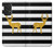 S2794 Black and White Striped Deer Gold Sparkles Hülle Schutzhülle Taschen für Samsung Galaxy A53 5G
