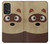 S2825 Cute Cartoon Raccoon Hülle Schutzhülle Taschen für Samsung Galaxy A53 5G