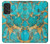 S2906 Aqua Turquoise Stone Hülle Schutzhülle Taschen für Samsung Galaxy A53 5G