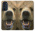 S0840 Grizzly Bear Face Hülle Schutzhülle Taschen für Motorola Edge 30 Pro