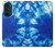 S1869 Tie Dye Blue Hülle Schutzhülle Taschen für Motorola Edge 30 Pro