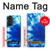 S1869 Tie Dye Blue Hülle Schutzhülle Taschen für Motorola Edge 30 Pro