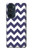 S2345 Navy Blue Shavron Zig Zag Pattern Hülle Schutzhülle Taschen für Motorola Edge 30 Pro