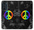 S2356 Peace Sign Hülle Schutzhülle Taschen für Motorola Edge 30 Pro