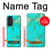 S2377 Turquoise Gemstone Texture Graphic Printed Hülle Schutzhülle Taschen für Motorola Edge 30 Pro