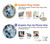 S2689 Blue Marble Texture Graphic Printed Hülle Schutzhülle Taschen für Motorola Edge 30 Pro