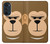 S2721 Cute Grumpy Monkey Cartoon Hülle Schutzhülle Taschen für Motorola Edge 30 Pro