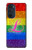 S2900 Rainbow LGBT Lesbian Pride Flag Hülle Schutzhülle Taschen für Motorola Edge 30 Pro