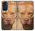 S2903 American Pitbull Dog Hülle Schutzhülle Taschen für Motorola Edge 30 Pro