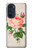S3079 Vintage Pink Rose Hülle Schutzhülle Taschen für Motorola Edge 30 Pro