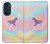 S3203 Rainbow Unicorn Hülle Schutzhülle Taschen für Motorola Edge 30 Pro
