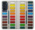 S3243 Watercolor Paint Set Hülle Schutzhülle Taschen für Motorola Edge 30 Pro