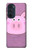 S3269 Pig Cartoon Hülle Schutzhülle Taschen für Motorola Edge 30 Pro